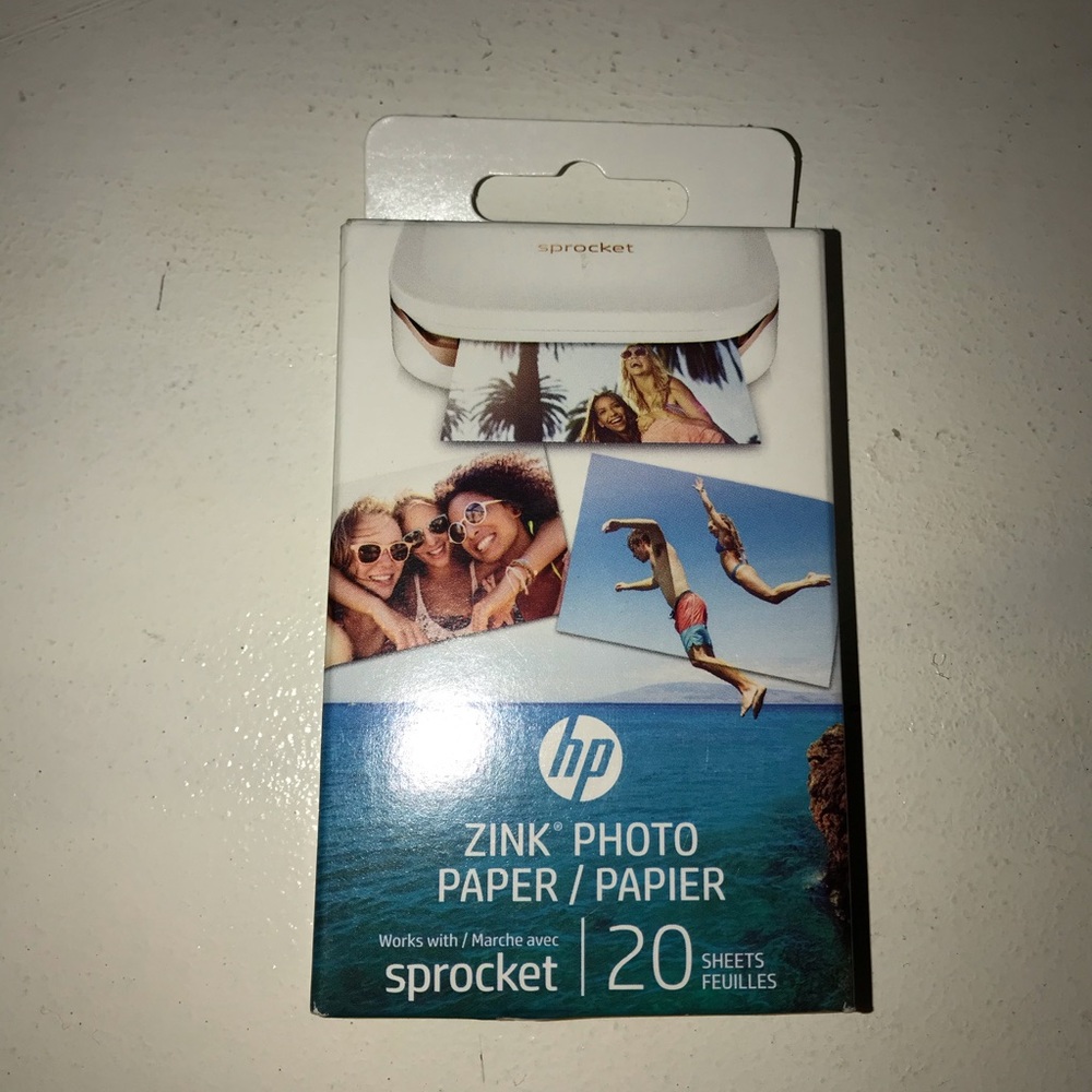 HP ZINK PHOTO PAPER SPROCKET